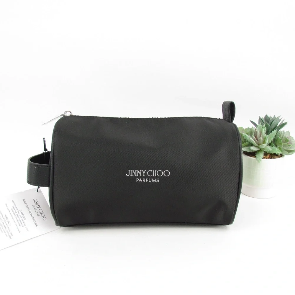 NWT Jimmy Choo Parfums Black Toiletry Pouch